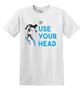 Epic Adult/Youth Use Your Head Cotton Graphic T-Shirts