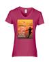 Epic Ladies Soccer Victory V-Neck Graphic T-Shirts