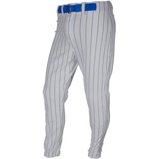 Columbia Blue Pinstripe Baseball Pants Piped - JayMac Sports Products