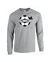 Epic Soccer Ninja Long Sleeve Cotton Graphic T-Shirts