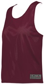 Augusta Ladies Mesh Reversible Pinnie 9719 Outside: MAROON/WHITE, Inside: WHITE/MAROON Primary