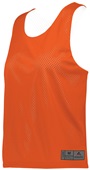 Augusta Ladies Mesh Reversible Pinnie 9719 Outside: ORANGE/WHITE, Inside: WHITE/ORANGE Primary