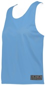 Augusta Ladies Mesh Reversible Pinnie 9719 Outside: COLUMBIA BLUE/WHITE, Inside: WHITE/COLUMBIA BLUE Primary