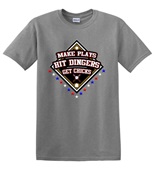 Epic Adult/Youth Hit Dingers Cotton Graphic T-Shirts