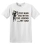 Epic Adult/Youth The Legend, My Dad Cotton Graphic T-Shirts