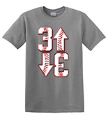 Epic Adult/Youth 3 Up 3 Down Cotton Graphic T-Shirts