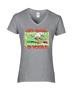 Epic Ladies My Goal Is Yours V-Neck Graphic T-Shirts