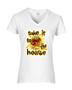 Epic Ladies Take to the House V-Neck Graphic T-Shirts