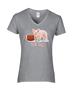 Epic Ladies Football Hog V-Neck Graphic T-Shirts