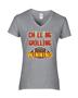 Epic Ladies Chilling Grilling V-Neck Graphic T-Shirts