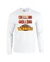 Epic Chilling Grilling Long Sleeve Cotton Graphic T-Shirts