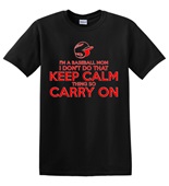 Epic Adult/Youth Baseball Keep Calm Cotton Graphic T-Shirts