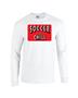 Epic Soccer and Chill Long Sleeve Cotton Graphic T-Shirts