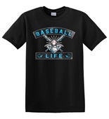 Epic Adult/Youth Baseball Life Cotton Graphic T-Shirts