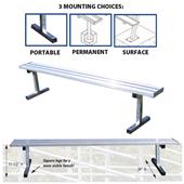 Players Aluminum Bench Without Backrests 3 Sizes Players Aluminum Bench Without Backrests 3 Sizes