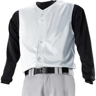 Alleson 52MV Full Button Up Baseball Vest