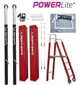PowerLite Volleyball System Package (3.5" Floor Sleeve) - NFHS, NCAA, USVBA Compliant