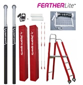 Featherlite Volleyball System Package 3.5" PVB-5PKG