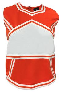 Youth Girls Sizes Double Knit Sweetheart Cheer Uniform Shell Top 