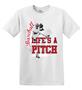 Epic Adult/Youth Life's A Pitch Cotton Graphic T-Shirts