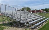 NRS 8 Row/10 Row National Series Aluminum STANDARD Bleachers CL