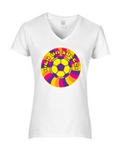 Epic Ladies High On Soccer V-Neck Graphic T-Shirts