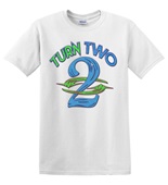 Epic Adult/Youth Turn Two Cotton Graphic T-Shirts