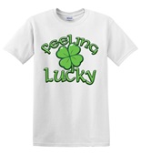Epic Adult/Youth Feeling Lucky Cotton Graphic T-Shirts