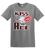 Epic Adult/Youth Kiss My Ace Cotton Graphic T-Shirts