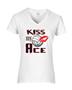 Epic Ladies Kiss My Ace V-Neck Graphic T-Shirts