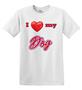 Epic Adult/Youth I Love My Dog Cotton Graphic T-Shirts