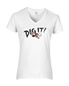 Epic Ladies Dig It! V-Neck Graphic T-Shirts