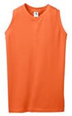 Womens Sleeveless V-Neck Volleyball/Softball Jerseys ORANGE Primary