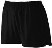 Augusta Sportswear 3" Ladies Jr Fit Jersey Shorts No Pockets