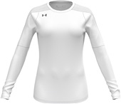 Under Armour Women's Infinite Power Long Sleeve Jersey 1361267 100 - WHT Primary