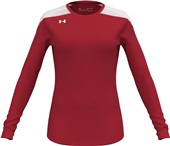 Under Armour Women's Infinite Power Long Sleeve Jersey 1361267 600 - RED Primary