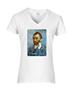 Epic Ladies Van Gogh - F This V-Neck Graphic T-Shirts