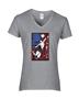 Epic Ladies Volleyball Vintage V-Neck Graphic T-Shirts