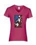 Epic Ladies Volleyball Vintage V-Neck Graphic T-Shirts