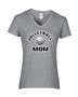 Epic Ladies Volleyball Mom V-Neck Graphic T-Shirts