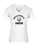 Epic Ladies Volleyball Mom V-Neck Graphic T-Shirts
