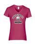 Epic Ladies Volleyball Mom V-Neck Graphic T-Shirts