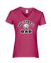 Epic Ladies Volleyball Dad V-Neck Graphic T-Shirts