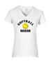 Epic Ladies Softball Mom V-Neck Graphic T-Shirts