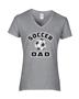 Epic Ladies Soccer Dad V-Neck Graphic T-Shirts