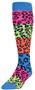 TCK Krazisox Rainbow Leopard Over Calf Socks PAIR