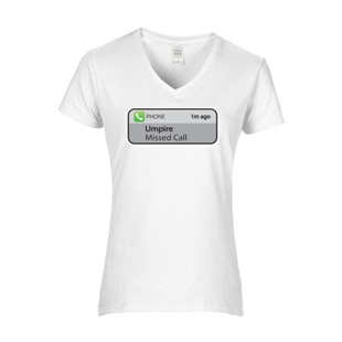 Epic Ladies Missed Call V-Neck Graphic T-Shirts