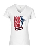 Epic Ladies Goin' Goin' Gone V-Neck Graphic T-Shirts