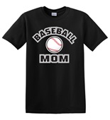 Epic Adult/Youth Baseball Mom Cotton Graphic T-Shirts