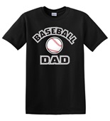 Epic Adult/Youth Baseball Dad Cotton Graphic T-Shirts
